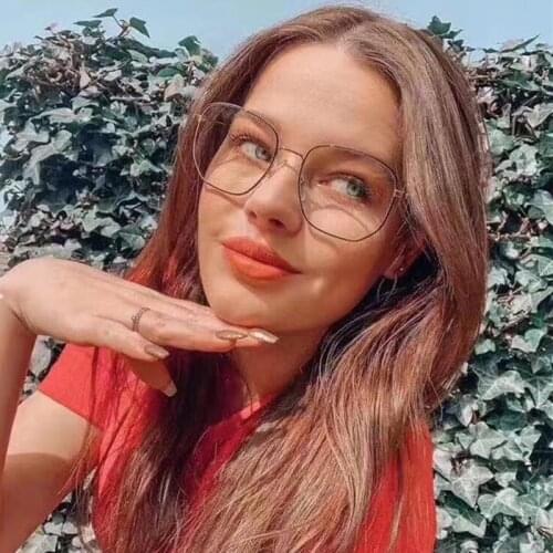 Design Fashion Unisex Younger Glasses Frame Anti-Bluelight Plano 51-19-140 Lightweight Metal Fullrim Eyewear for Prescription