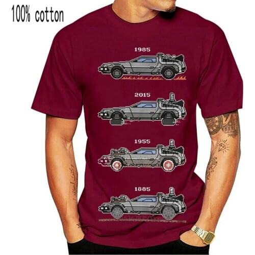 Men 2019 Brand Clothing Tees Casual 88MPH UNISEX T-SHIRT | Back To The Future Tribute, Delorean, Pixel T-Shirt