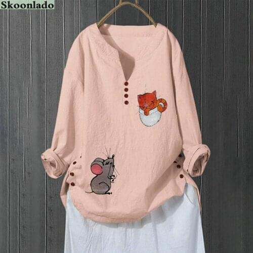 Newest S-5XL PLUS SIZE spring women cotton linen tops lady blouse linen clothes oversea original famous brand design comfortable