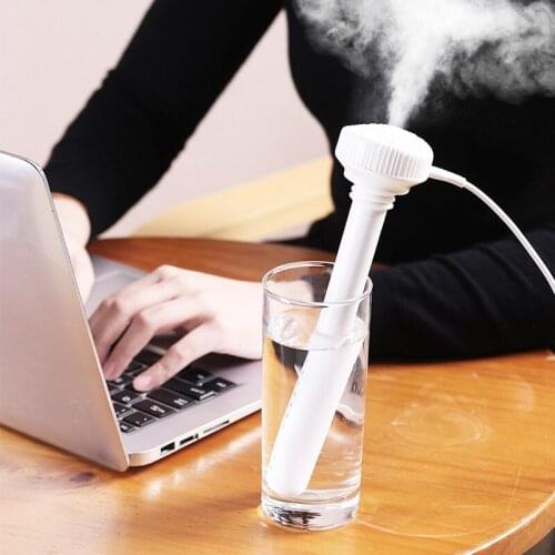 ELOOLE 2020 New USB Portable Air Humidifier Diffuser Aroma Unrestricted Capacity Double Purification Timing 8 Hours Mist Spray