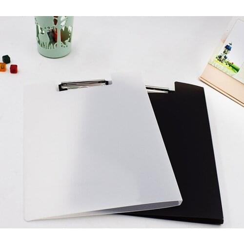 A4 Manager File Test Paper Storage Folder School Writing Pad Clipboard Office Supplies Stationery Folder Organizer Double Clips