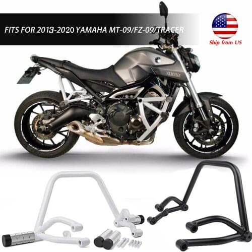 Subcage Stunt Cage Rear Passenger Peg Crash Bar Engine Guard for Yamaha MT09 FZ09 MT FZ 09 Tracer MT-09 FZ-09 2014 2016 2015