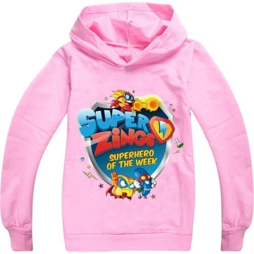 1-16Years Toddler Boy Sweatshirt Superzings Kids Hoodies Zings Shirt Long Sleeve Heroes Sweatshirts New Tops
