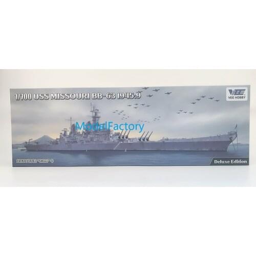 V V E Hobby E57003 1/700 USS Missouri BB-63 1945 Battleship Model Kit Edition