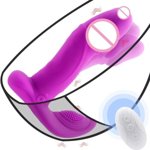 Wiggling Wearable Vibrator Mimic Finger Quiet Panty Vibrator Wireless Remote Control Vagina G Spot Stimulator Sex Toys for Women