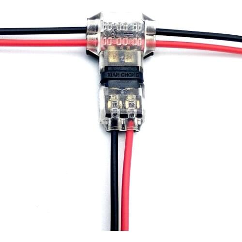 1PC 1/T type 1pin/2pin Scotch Lock Quick Splice Wire Connectors for Terminals Crimp Electrical Car Audio 24-18AWG Wire Set