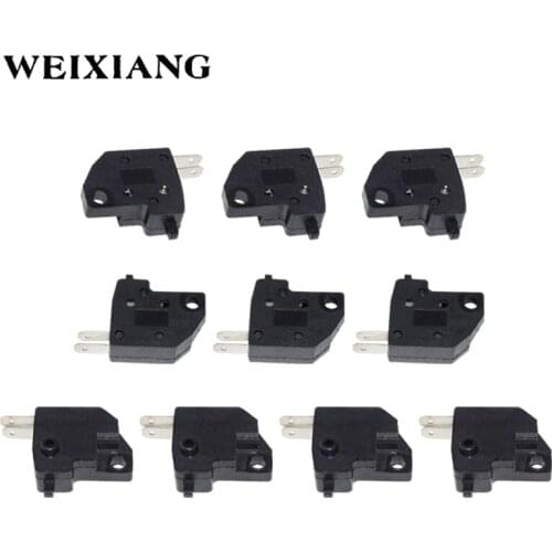 10 X Left Right Side Brake Light Switch Motorcycle Cylinder Level Mount Scooter ATV Moped Hydraulic Brake Handle Button