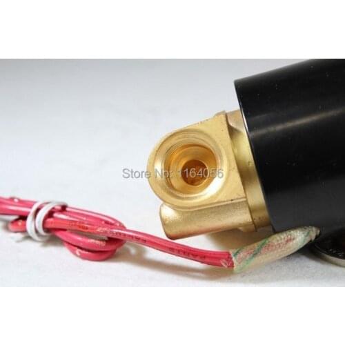 2way 2position 12V DC 1/4" Electric Solenoid Valve Water Air N/C Gas Water Air