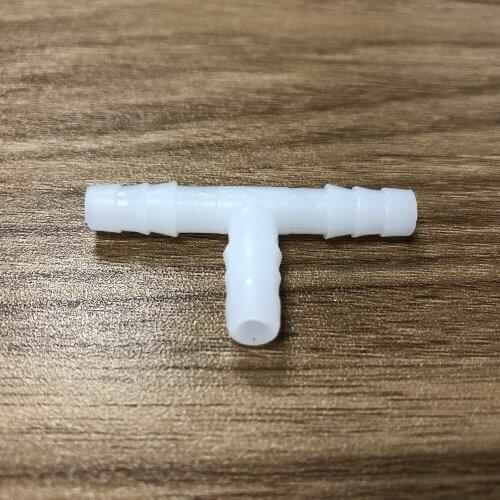 5pcs T-type Plastic connector adapter connector hose connection three-way aquarium water pipe connector