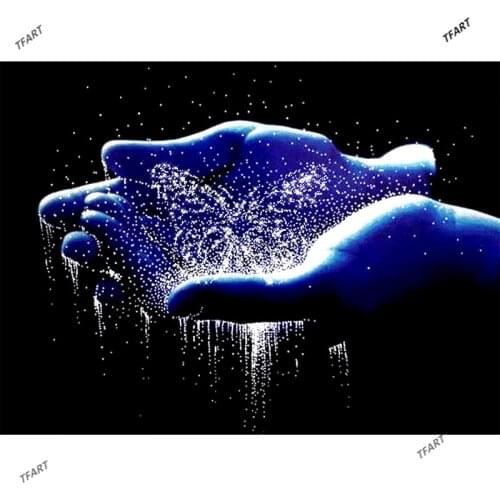 Diamond Painting "magic Butterfly" 5D DIY Diamond Embroidery Animal Cross Stitch Kit Rhinestone Mosaic Art Home Decoration