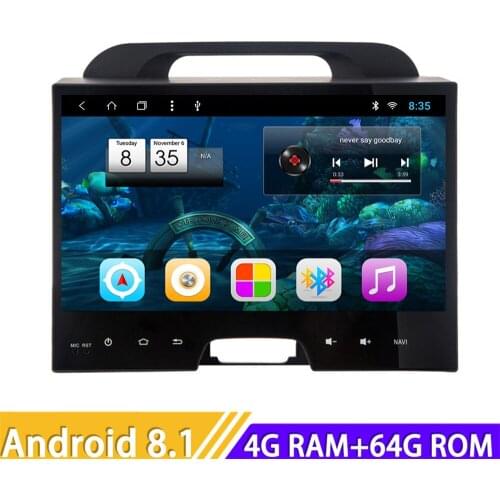 Roadlover Android 8.1 Car Multimedia Player Radio For KIA Sportage R 2010-2016 Stereo GPS Navigation Automagnitol 2 Din NO DVD