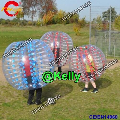 Free door shipping 7pcs bubble balls + 1pc electric pump rental inflatable game, Bubble Ball Extreme Soccer bumper ball gift bag