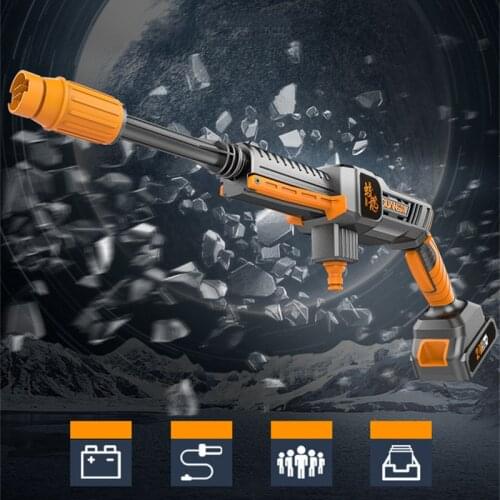 300W Pressure Washer 12500mA Lithium Battery Water Gun Portable Water Pump Foam Generator For Parkside Cleaning Car Accessories