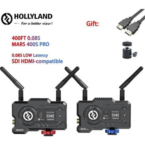 Hollyland Mars 400S pro SDI 1080P Wireless Transmission System for Camera Image Wireless HD Video Transmitter Receiver