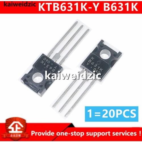 Kaiweikdic KTD600K-Y D600K KTB631K B631K TO126 Transistor / audio power amplifier paired transistor /New imported original