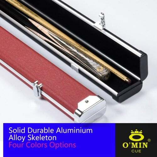 O'MIN LH39 Series Pool Cue Box Four Colors Options 2 Types Durable Aliuminium Box Professional Accessories For Snooker&Black 8