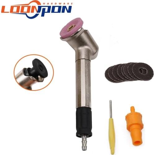 MAG-123N Mini Micro Air Die Grinder Kit Grinding Pen High Precision Pneumatic Tools Set 23500 RPM 120 Degree New