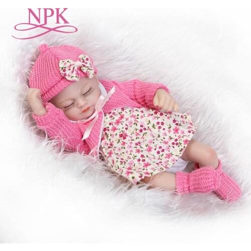 12inch 25cm miniature preemie newborn baby doll soft silicone vinyl real touch gifts and toys for kids playmates