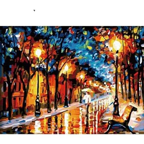 The Way With You Paint By Numbers Coloring Hand Painted Home Decor Kits Drawing Canvas DIY Oil Painting Pictures By Numbers
