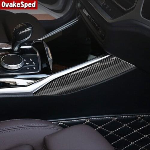 Center Console Both Side Panel Sticker Trim Decoration For BMW 3 Series G20 2020 Car Interior Accessories