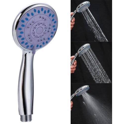 3 Mode Bath Shower Head Handheld Large Chrome Bath Filter Shower Head Bathroom High Pressure Saving Water Shower