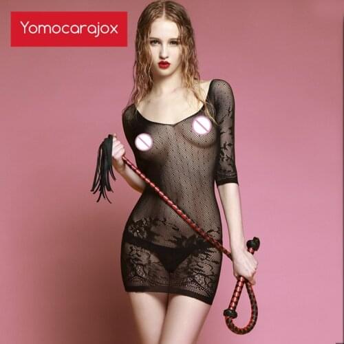Yomocarajox Night Dress Underwear Costumes Black Nightwear Fashion Erotic Lingerie Womens Babydolls Sex Products Intimate