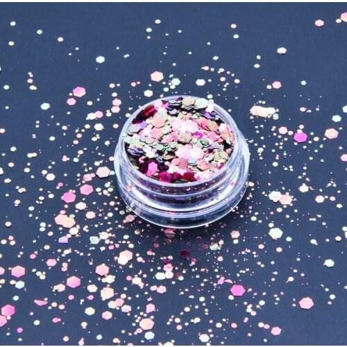 Bulk Eco-Friendly glitter chameleon Color Shift Glitter color shifting glitter for tumbler nail Art Decoration Kit
