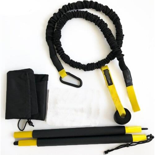 Excellent Resistance Bands Trainer Resistance Stick Set Professional Gym Workout Fitness Equipment Core Strength Training