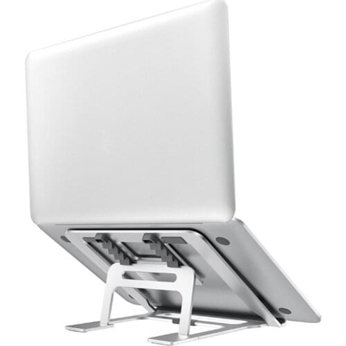 5 Level Angle Adjustable Universal Aluminium Alloy Laptop Stand Portable Foldable Notebook Holder Stand For Home Use Office