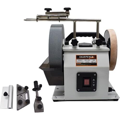 10 Inches New Sharpening Machine 220V/180W Low Speed Water Cooled Grinder Small Polisher Standard High Match Tools Equipment