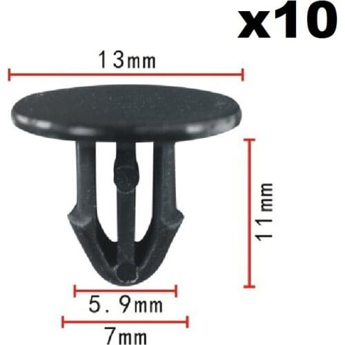 10x Clip Front Cowl Retaining Hood for Honda Civic DelSol CR-V 91501-SL4-003