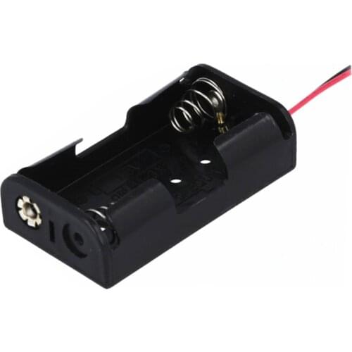 2 AA Battery Case Standard Slot Holder Case Battery Box With cable for 2 Packs AA 2A Batteries