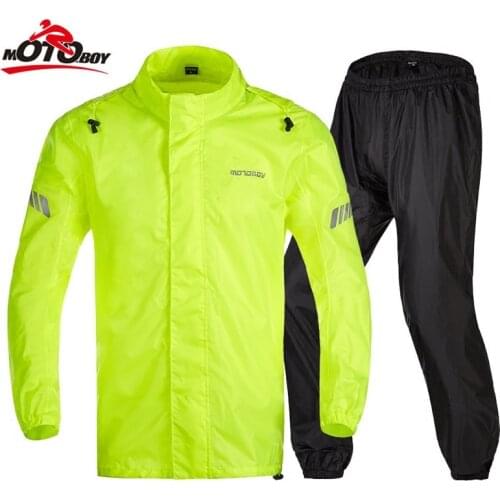 2018 New Breathable Thin and light MOTOBOY Off-road motorcycle split raincoat MOTO Cycling locomotive racing knight equipmen