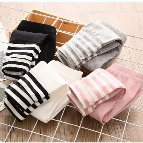 2021Girls leggings Girls Pants Baby Toddler Kids Children Striped Leggings Baby Girls Striped leggings 2-7Y baby girl leggings