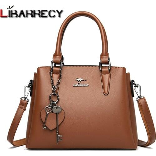 2021 New Luxury Designer Women' Handbag High Quality PU Leather Ladies Shoulder Bag Fashion Tassel Design Women Messenger Bags