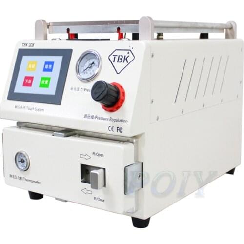 3 In 1 Touch Screen Maintenance Separation Laminating And Defoaming Machine Curved Screen OCA 14 Inch Screen Separator TBK-208