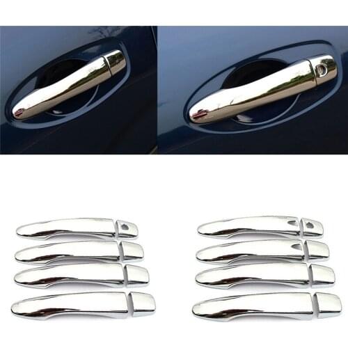 8 Pcs Chrome Car Styling Door Handle Cover Trim High Quality ABS Protective Decoration Accessories For Renault Kadjar 2015-2018