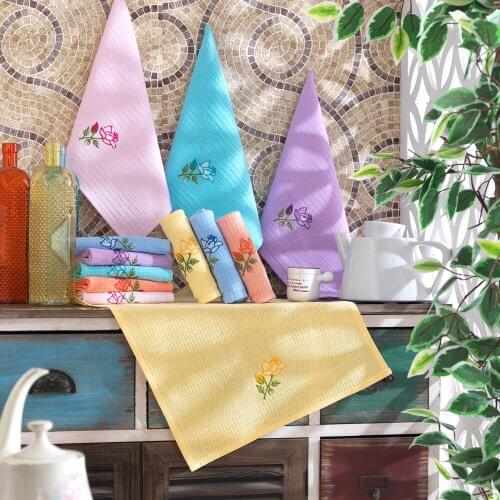 Anti-grease wipping rags efficient Super Absorbent 3/6 pcs kitchen towel Cleaning home washing dish kitchen Cleaning towel