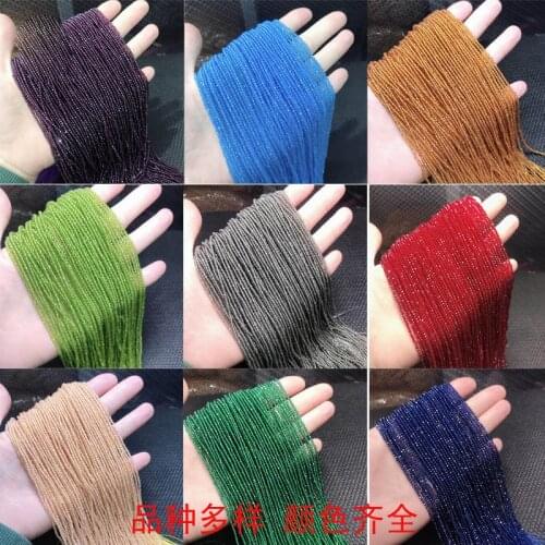 1 Strand Natural Colorful Gem Stone Loose Beads 2mm Micro Fancy Faceted Spacer Beads Fit Earrings Necklace DIY Jewelry Making