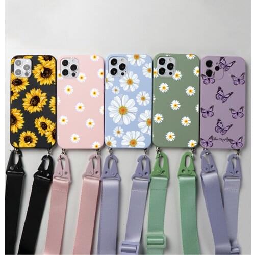 Crossbody Lanyard Case For Samsung Galaxy A51 A12 A40 A32 A52 A50 A10 A02S A71 A72 A22 S8 S9 S10 S10E S20 FE S21 Ultra Plus Back