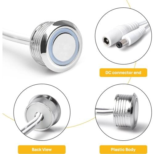 DC12-24V Led Touch Dimmer Switch Single Color Strip On/Off Brightness 1-100% Control