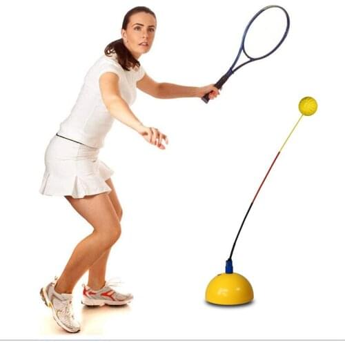 Tennis Trainer Machine Tennis Practice Tool Soft Rod Tennis Hit Training Machine Tennis Rebound Training Self-study Equipment