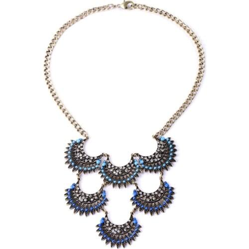 Bulk Price Necklace Pendants Statement For Women Choker Long Gold Color Fashion Chunky Jewelry New Trendy Necklaces