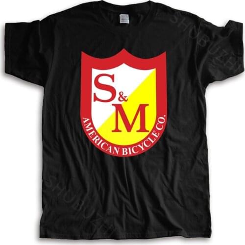 Summer t-shirt men brand teeshirt Bike Bmx S&M - Box Logo shubuzhi Mens T-shirt cotton tshirt for boys Homme Black T-shirt