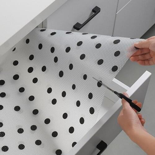 45X122 cm drawer mat oil-proof moisture kitchen table shelf liner mats cupboards pad paper non slip waterproof closet placemat
