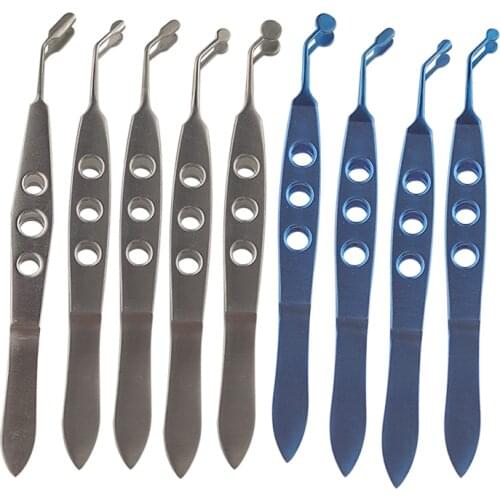 Ophthalmic Palpebral Gland Massage Tweezers Clamp Meibomian Gland Flap Ophthalmological Equipment Clip Steel Beauty Tool