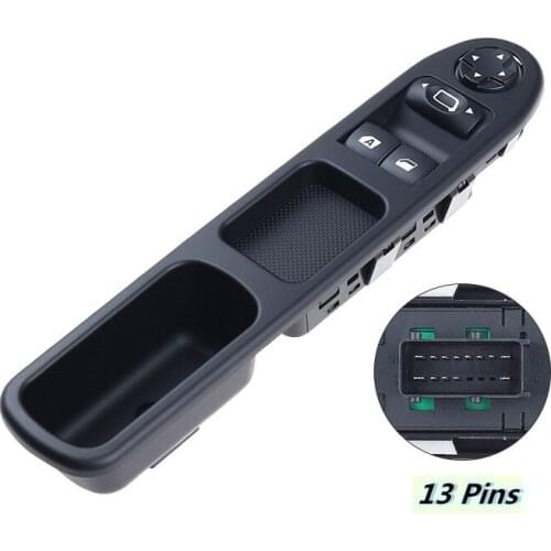 1PC New High Quality 6554.QC Window Control Switch For Peugeot 307 307CC 307SW For Citroen C3 Peugeot 207 CC 6554.QC 6554 QC