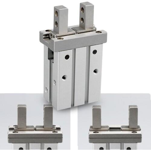 MHZ2-10D/16D/20D/25D/32D/40D robotic gripper Pneumatic finger cylinder angular style double acting air gripper standard