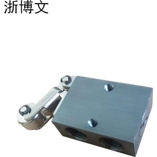 S3R-06 pneumatic machine roller lever type mechanical valve two-position three-way S3R-M5 S3L-08 reversing valve 1 point