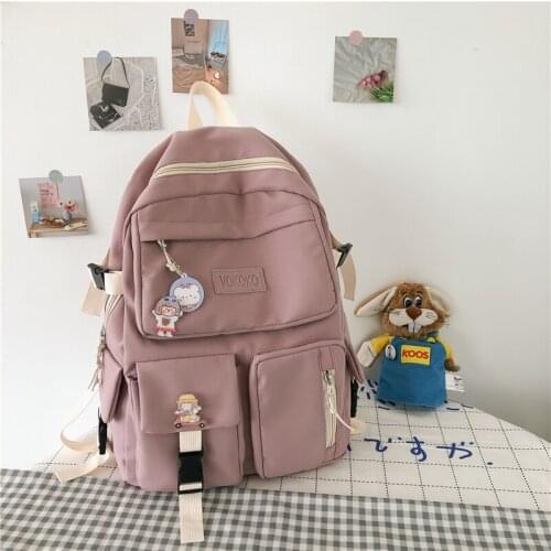 Teenager Schoolbag Cute Student School Women Backpack Teen Bagpack Primary School Book Bags for Teenage Girls Kids Children Bag